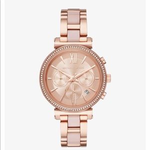 Michael Kors Sofie Pavé Rose Gold Watch